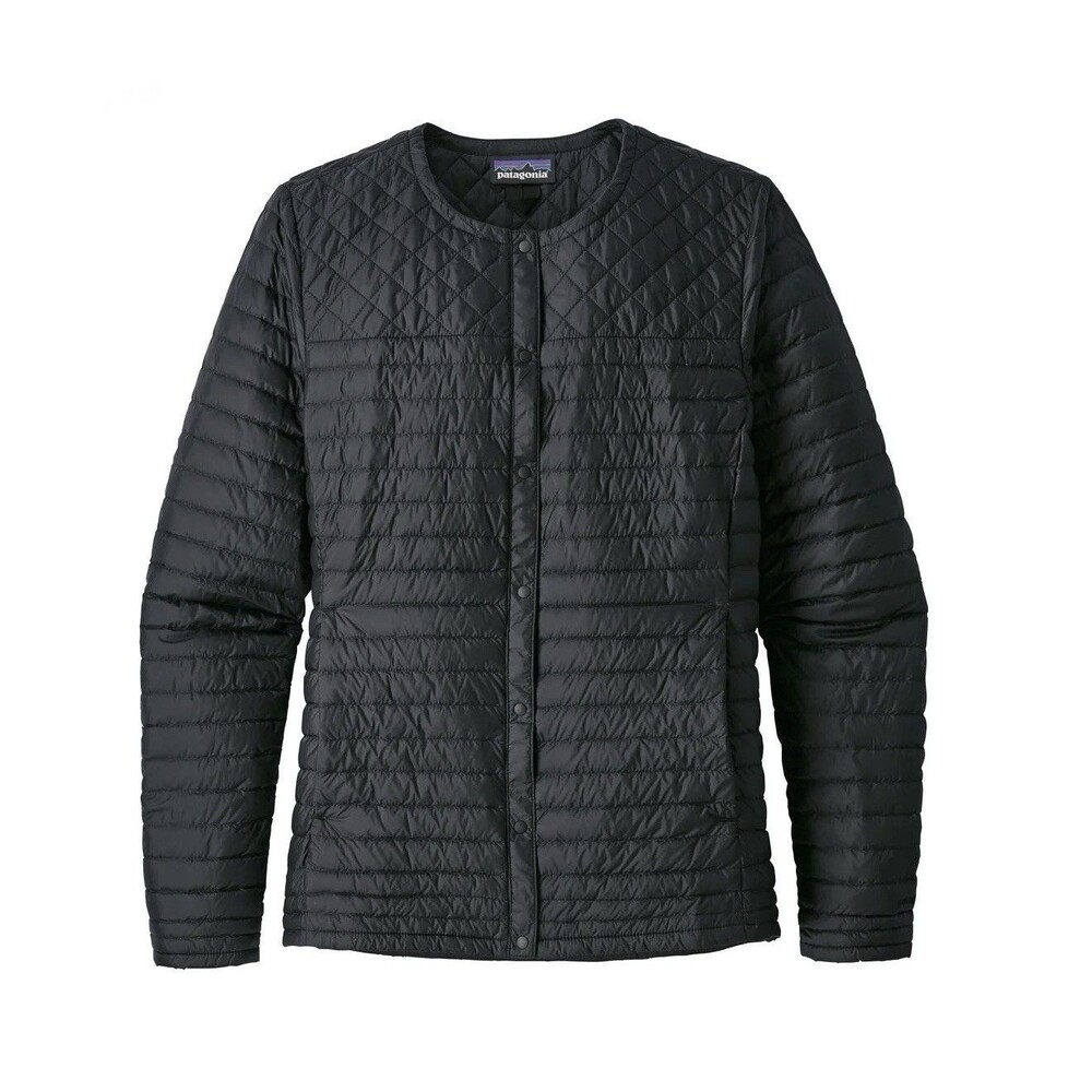 Patagonia Coastal Valley Down‎ Collarless Goose Down Jacket Black Women SMALL